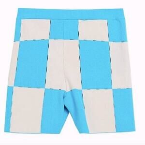 Jacquemus Le Shorts Gelato checked shorts azure size 8